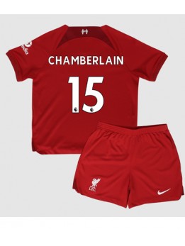 Liverpool Chamberlain #15 Heimtrikotsatz für Kinder 2022-23 Kurzarm (+ Kurze Hosen)